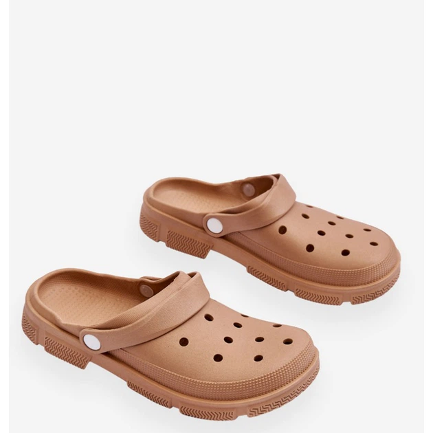 Chodaki damskie Rabios 40-41 Brązowe (5905677102215) - obraz 5