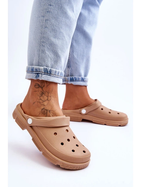 Chodaki damskie Rabios 40-41 Brązowe (5905677102215) - obraz 7