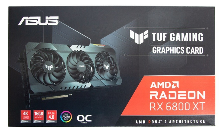 Видеокарта AMD Radeon RX 6800 XT 16GB Asus TUF Gaming OC – фото, отзывы ...
