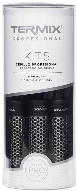 Szczotka do włosów Termix Professional Brush Kit 5 szt (8436007231840) - obraz 1