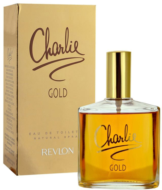 Туалетна вода Revlon Charlie Gold Eau De Toilette Spray 100 мл (5000386111838) - зображення 1