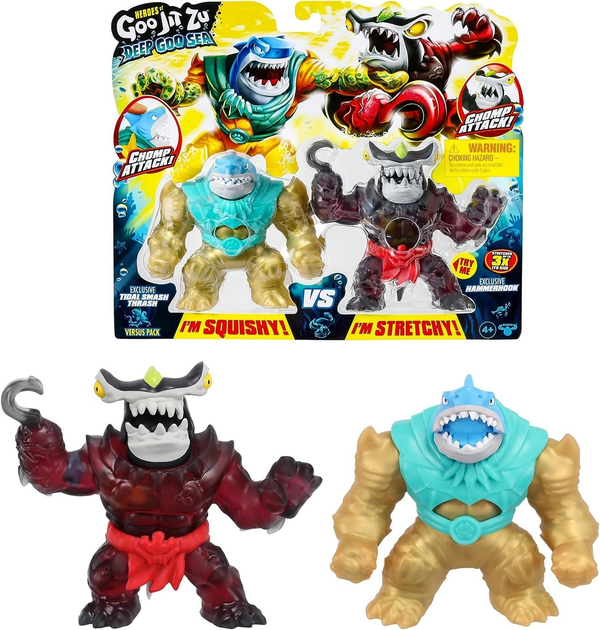 Гуджитсу набор Heroes of Goo Jit Zu Deep Goo Sea Versus Pack ...