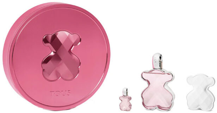 Zestaw damski Tous Loveme Eau De Perfume Spray 90 ml + Miniatura 4.5 ml + Perfumowana ceramika (8436550509427) - obraz 1