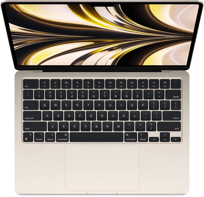 Laptop Apple MacBook Air 13.6" M2 8/256GB 2022 (MLY13ZE/A) Starlight - obraz 2