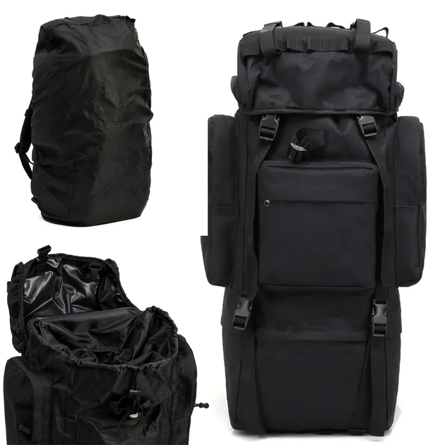 Рюкзак армійський з підсумками на 70 л A21 65х16х35 см - зображення 1