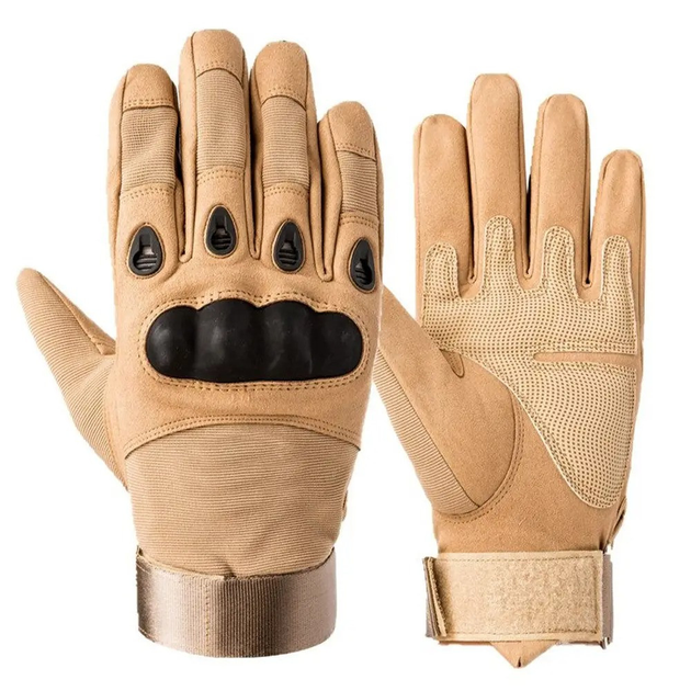 Тактические перчатки с закрытыми пальцами L, Песочный - изображение 1
