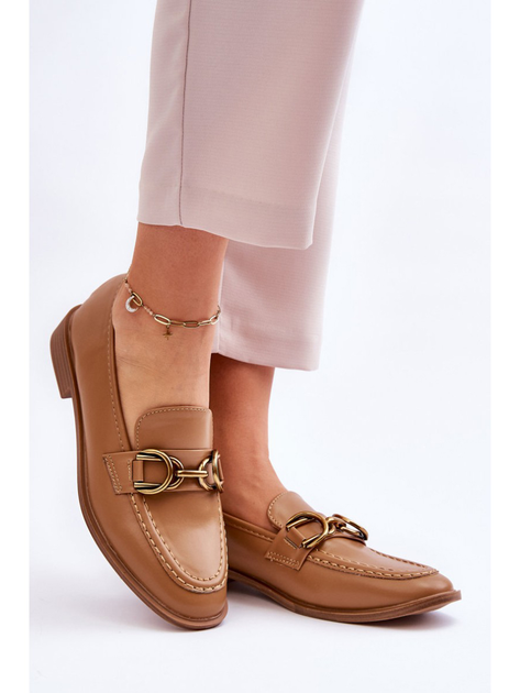 Damskie loafersy Lorien 38 Brązowe (5905677136197) - obraz 3