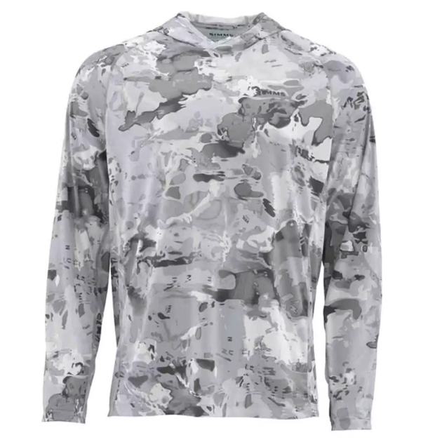 Худі Simms SolarFlex Hoody Print Cloud Camo Grey XL / (1006995 / 12162-069-50) - зображення 1