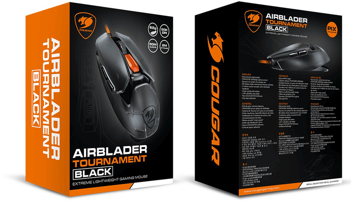 Mysz Cougar AirBlader Tournament USB Czarna (CGR-WONB-M487) - obraz 9