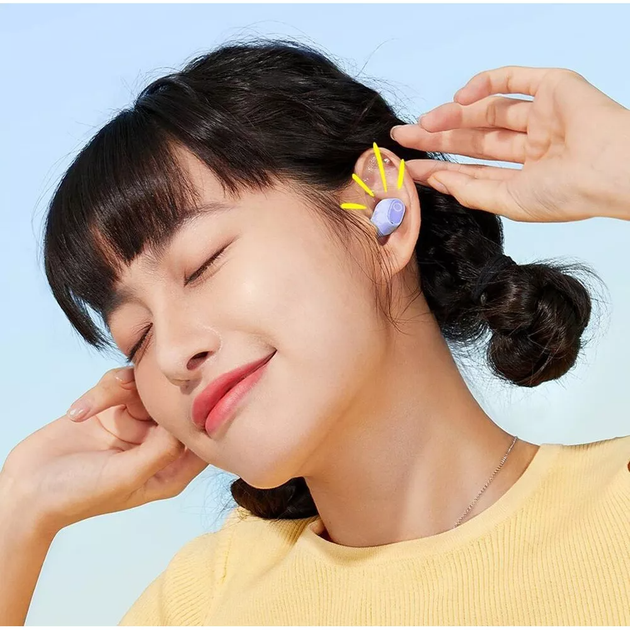 Беспроводные наушники Baseus Wireless Headphones Bowie WM02 TWS+ в кейсе purple (NGTW280105) - Фото 3 Беспроводные наушники Baseus Wireless Headphones Bowie WM02 TWS+ в кейсе purple (NGTW280105) - изображение 3