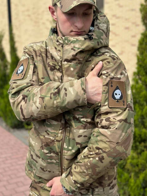 Тактичний військовий пуховик,куртка мультикам M - зображення 2