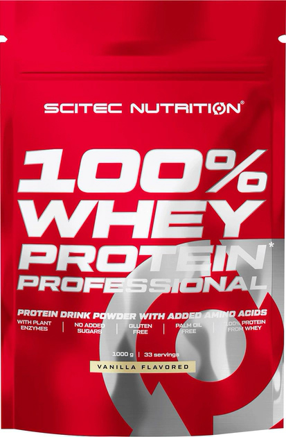 Протеїн Scitec Nutrition Whey Protein Professional 1000г Печиво Шоколадний крем (5999100029149) - зображення 1