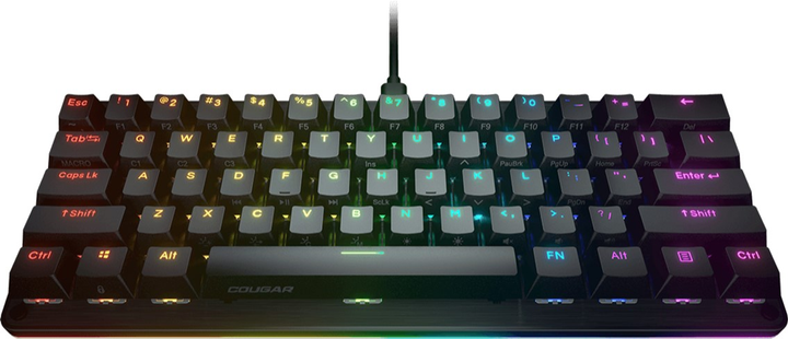 Klawiatura przewodowa Cougar Puri Mini RGB Gateron Red USB (CGR-WM1MI-PRMR) - obraz 6
