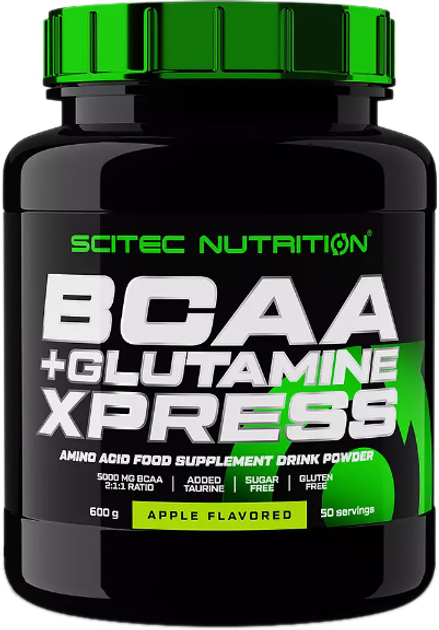 Kompleks aminokwasów Scitec Nutrition BCAA+Glutamine Xpress 600g Jabłkowy (5999100022362) - obraz 1