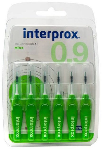 Щіточки для зубів Interprox 0.9 Interproximal Micro 6 шт (8427426033276) - зображення 1