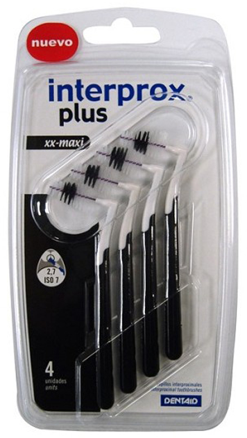 Szczoteczki do zębów Interprox Plus Brushes Xx-Maxi 4 szt (8427426012196) - obraz 1