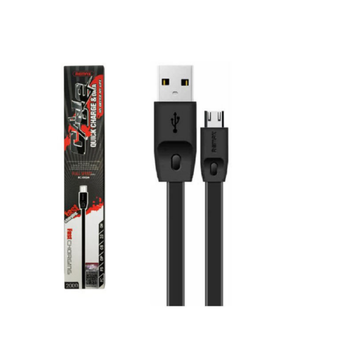 Кабель Micro USB REMAX Full Speed Charging RC-001m 2M black - изображение 2