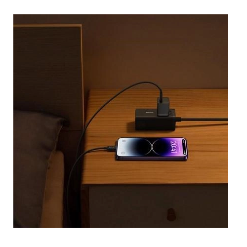 Сетевое зарядное устройство для адаптера Baseus CCGN070401 GaN5 Fast Charger 1C 30W black - Фото 3 Сетевое зарядное устройство для адаптера Baseus CCGN070401 GaN5 Fast Charger 1C 30W black - изображение 3