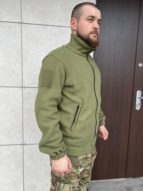 Тактическая водоотталкивающая кофта Softshell L, Хаки - изображение 2