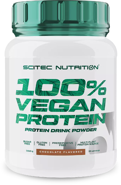 Протеїн Scitec Nutrition 100% Vegan Protein 1000г Бісквіт-груша (5999100022621) - зображення 1