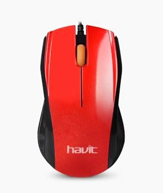 Мышь проводная Havit HV-MS689 red - изображение 3