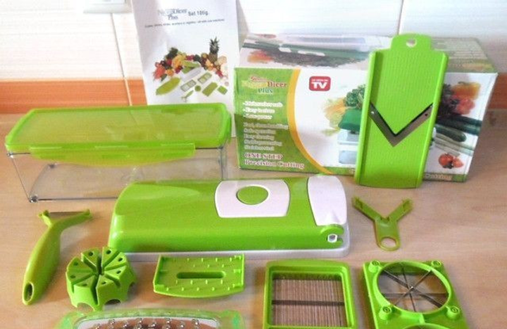 Овощерезка Салатовый Nicer Dicer Plus универсальная Найсер Дайсер Плюс ...