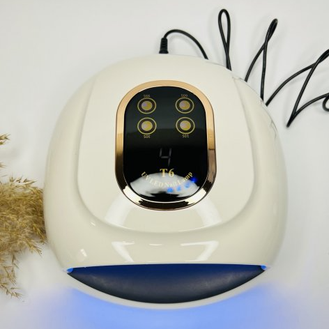 UV/LED лампа для геля и гель-лака Nail Lamp Т6 на 160 W Белая - изображение 3