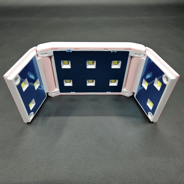 UV/LED портативная лампа на аккумуляторе Blueque 3T на 36 Вт. цвет Розовый - изображение 3