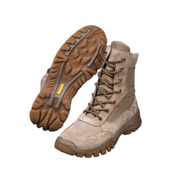 Тактическая обувь для военных лето Берцы, цвет песочный, размер 38 (105009-38) - изображение 1
