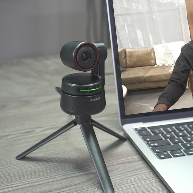 Веб-камера OBSBOT Tiny 4K AI-Powered PTZ 4K Black (OBSBOT-TINY4K