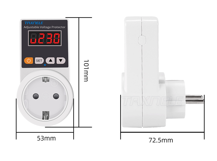 16A 140V~300V регулируемое защитное реле розеточное напряжения [DART.VPE] Отсекатель напряжения TAXNELE - изображение 3