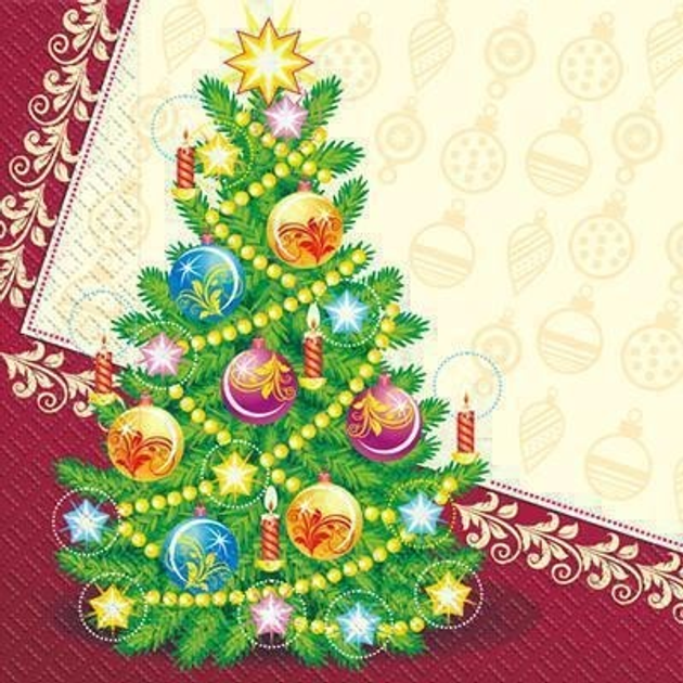 Капсулы бумажные Рождественская елка 50*35 мм НГ