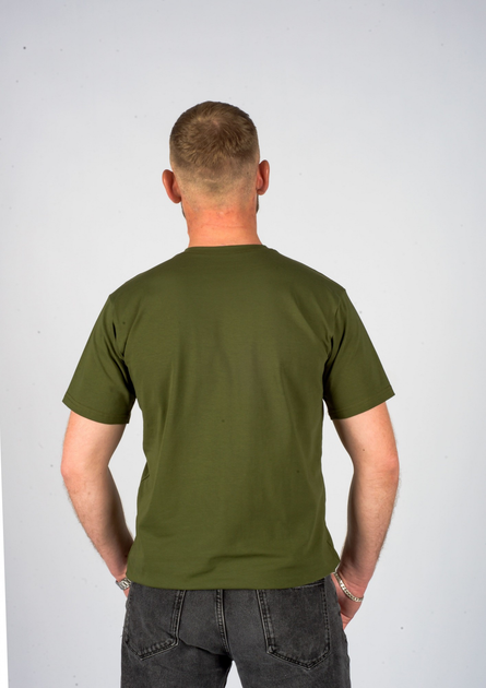 Тактична чоловіча футболка хакі S (44-46) - изображение 2