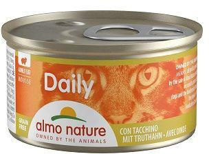 Вологий корм для котів Almo Nature Daily з індичкою 85 г (8001154125030) - зображення 1
