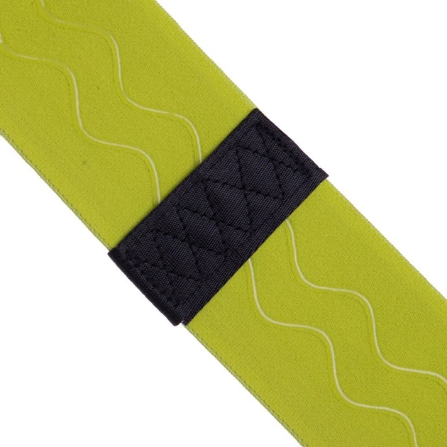 Стрічка опору гумка для фітнесу Zelart MD Buddy Fit 2621-M жорсткість Medium Black-Neon Green - Фото 3 Стрічка опору гумка для фітнесу Zelart MD Buddy Fit 2621-M жорсткість Medium Black-Neon Green - зображення 3