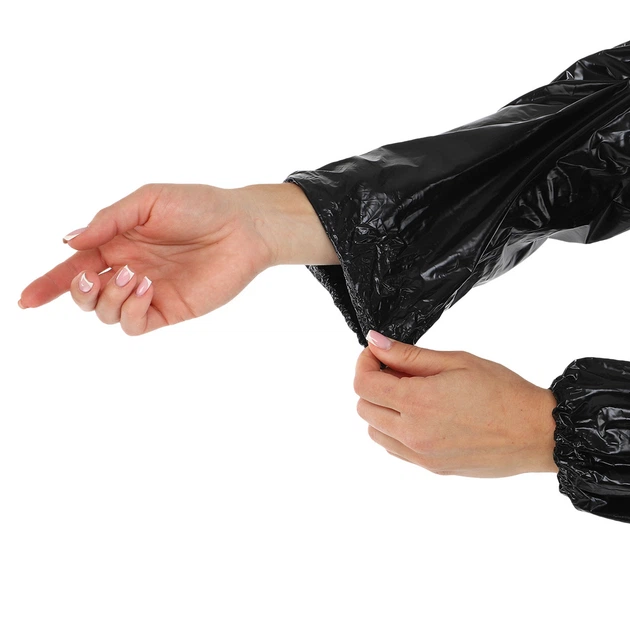 Костюм сауна для похудения Zelart Sauna Suit 9656 размер 2XL (50-54) Black - Фото 7 Костюм сауна для похудения Zelart Sauna Suit 9656 размер 2XL (50-54) Black - изображение 7