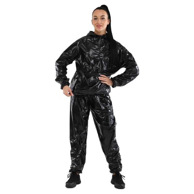 Костюм сауна для похудения Zelart Sauna Suit 9653 размер 2XL (50-54) Black - Фото 1 Костюм сауна для похудения Zelart Sauna Suit 9653 размер 2XL (50-54) Black - изображение 1