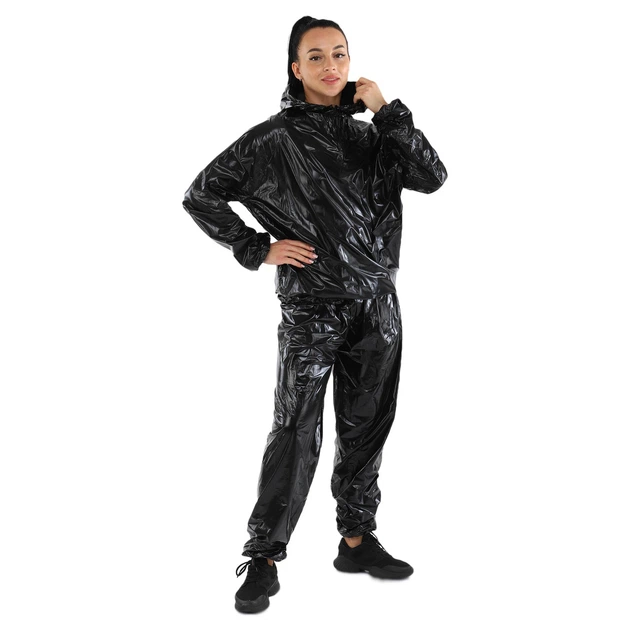 Костюм сауна для похудения Zelart Sauna Suit 9653 размер 2XL (50-54) Black - Фото 2 Костюм сауна для похудения Zelart Sauna Suit 9653 размер 2XL (50-54) Black - изображение 2