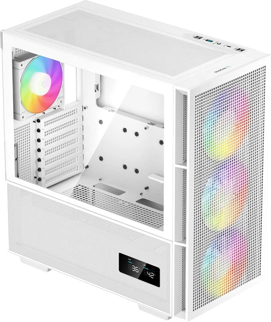 Obudowa DeepCool CH560 Digital White (R-CH560-WHAPE4D-G-1) - Zdjęcie 3 Obudowa DeepCool CH560 Digital White (R-CH560-WHAPE4D-G-1) - obraz 3