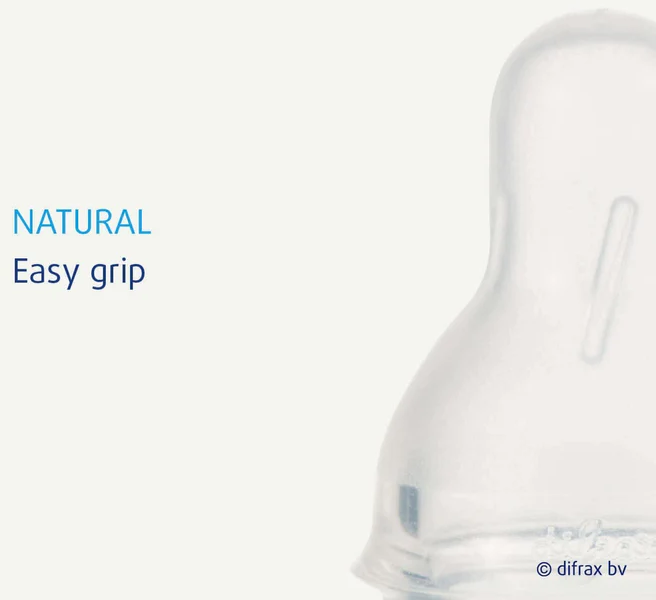 Силіконова соска до пляшечки Difrax S-bottle Natural для годування велика х 2 шт (673) - Фото 3 Силіконова соска до пляшечки Difrax S-bottle Natural для годування велика х 2 шт (673) - зображення 3