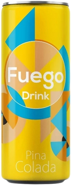 Упаковка напитка слабоалкогольного газированного Fuego Drink Pina Colada 4.5% 0.25 л x 24 шт (5902854104871) - изображение 2