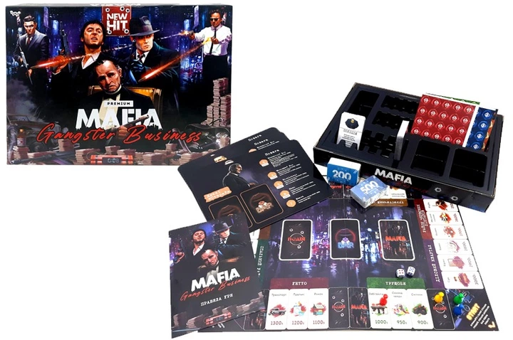 Настольная развлекательная игра MAFIA. Gangster Business укр MAF-03-01U - Фото 1 Настольная развлекательная игра MAFIA. Gangster Business укр MAF-03-01U - изображение 1