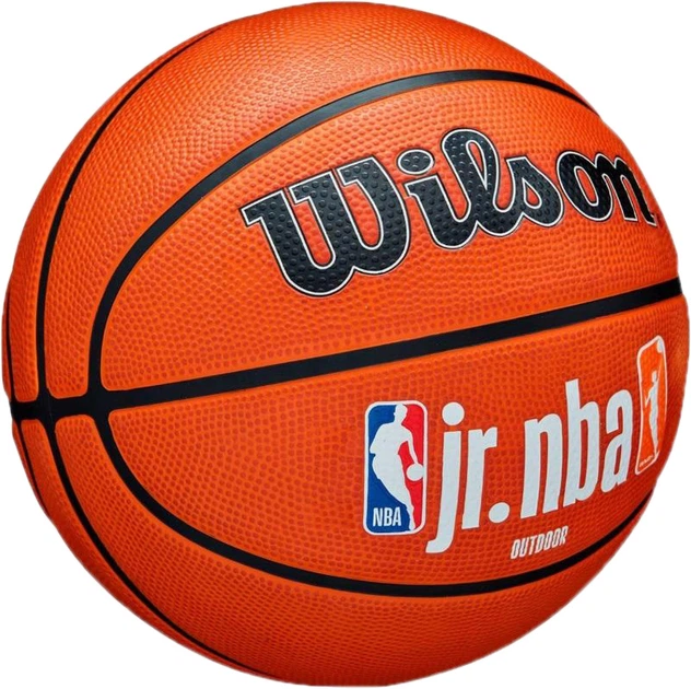 Мяч баскетбольный Wilson JR NBA FAM LOGO AUTH OUTDOOR BSKT size 5 (WZ3011801XB5) - Фото 3 Мяч баскетбольный Wilson JR NBA FAM LOGO AUTH OUTDOOR BSKT size 5 (WZ3011801XB5) - изображение 3