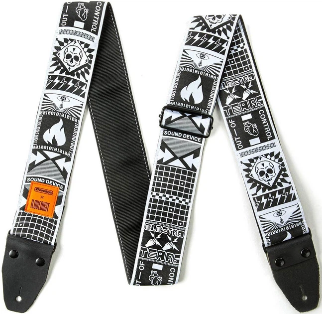 Ремень гитарный Dunlop ILD10 Ilovedust Out Of Control Strap - изображение 2