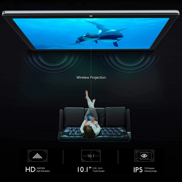 Планшет 10.1" UIVY MB-1001 2/32Gb Android 10 Go 6000 mAh Cерый Refurbished - Фото 3 Планшет 10.1" UIVY MB-1001 2/32Gb Android 10 Go 6000 mAh Cерый Refurbished - изображение 3