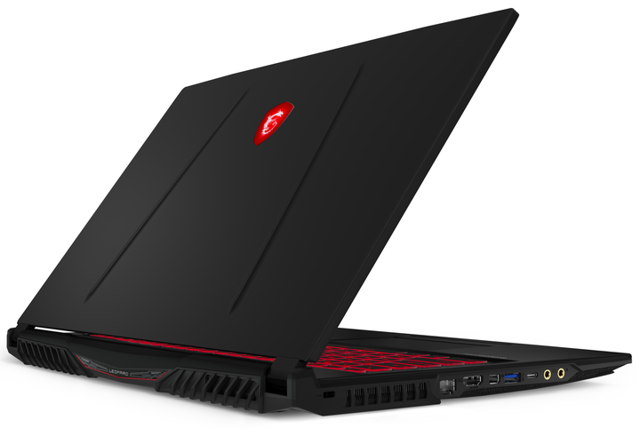 Ноутбук 17.3" MSI GL75 Leopard 10SEK-050IT Gaming Intel Core i7-10750H RAM 16GB SSD 512GB + HDD 1TB GeForce GTX 1660 Ti Win11 Алюмінієвий корпус - зображення 6