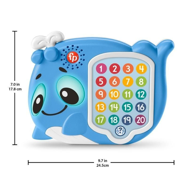 Zabawka interaktywna Fisher Price Wieloryb (0194735093618) - obraz 5