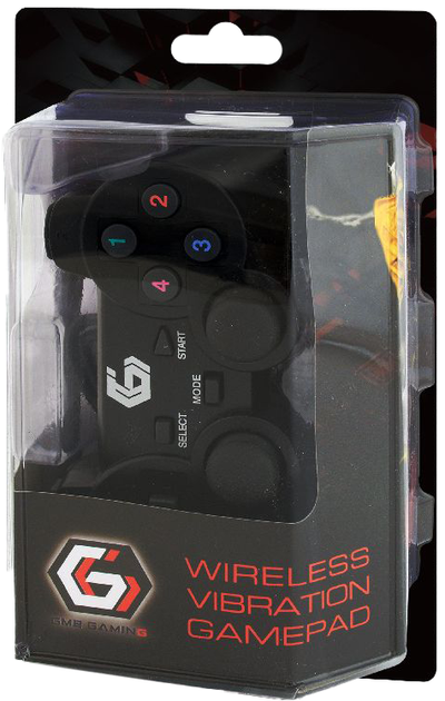 Pad do gier bezprzewodowy GEMBIRD Wireless Czarny (JPD-WDV-01) - obraz 5