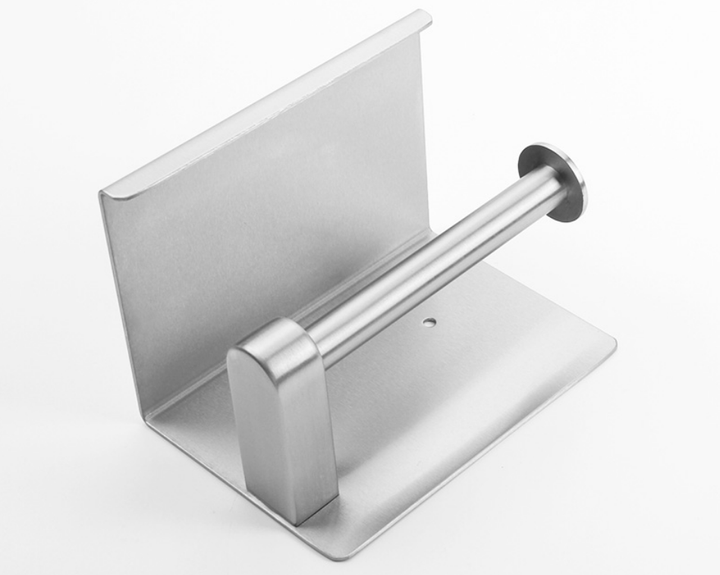 Тримач туалетного паперу Primo TP01 металевий з полицею - Matte Silver - зображення 5