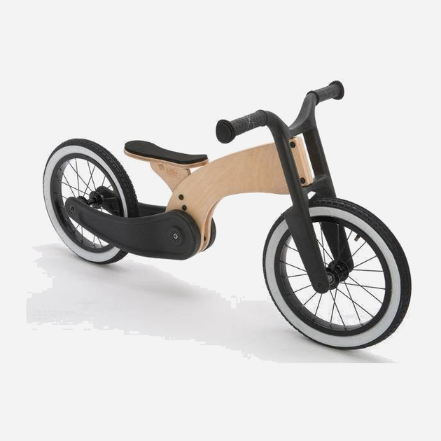 Rowerek biegowy Wishbone Cruise bike drewniany czarny (wish15) - obraz 1